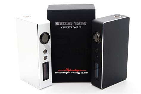 sigelei 150w metal box mod|sigelei 150 watt temp box.